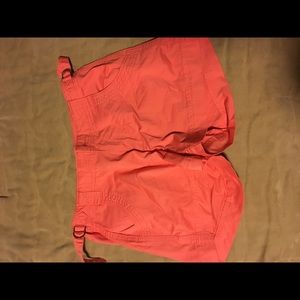 Athleta orange shorts